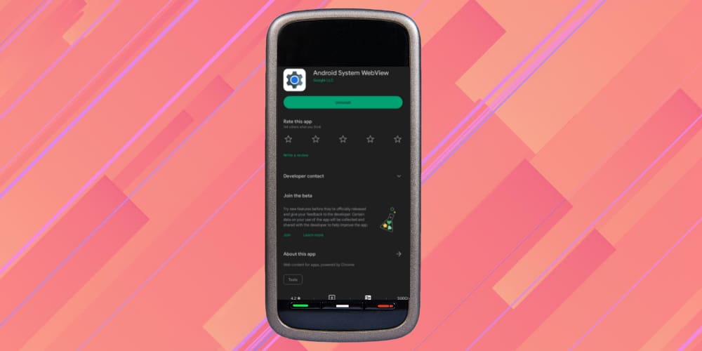 What is Android System WebView?