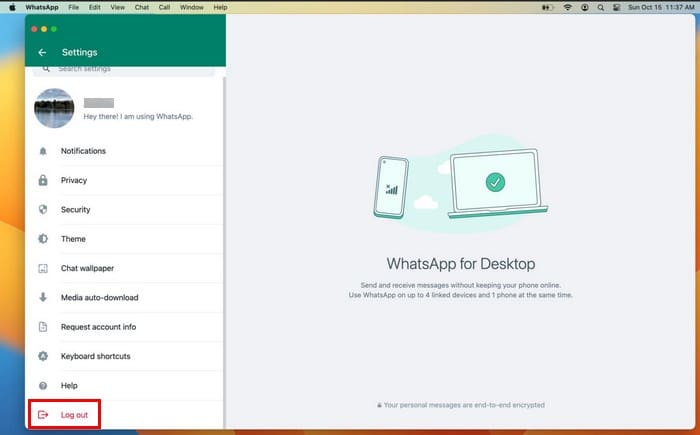 WhatsApp Web Mac