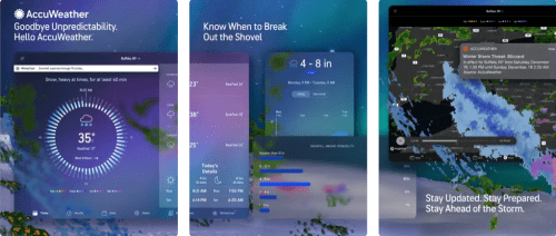 Best Weather Apps for iPad AccuWeather Weather Alerts