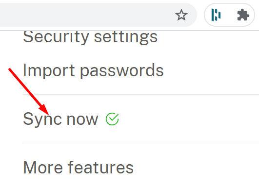 dashlane sync now
