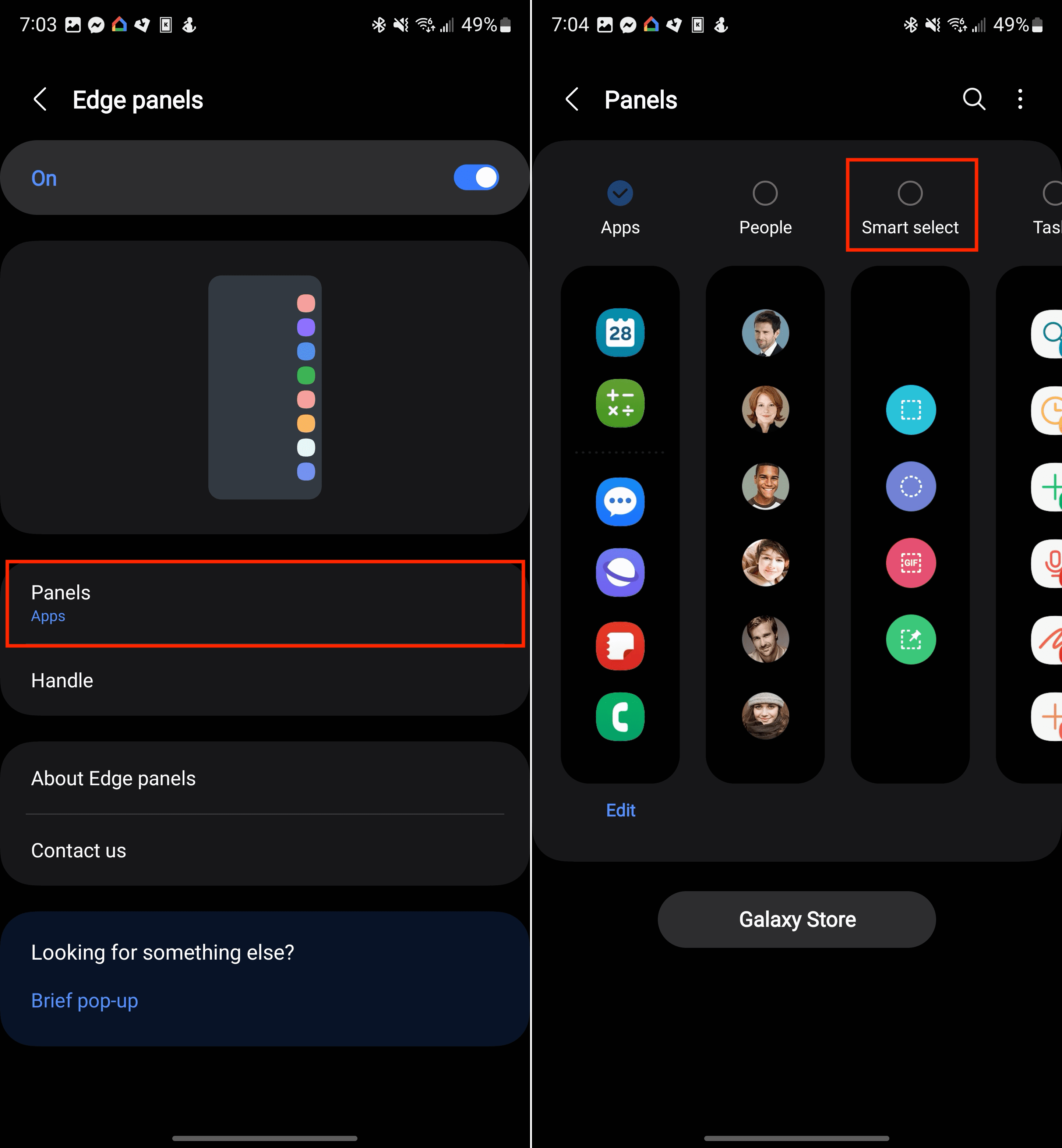 Galaxy S24 How to Screenshot using Smart Select and Edge Panels 2