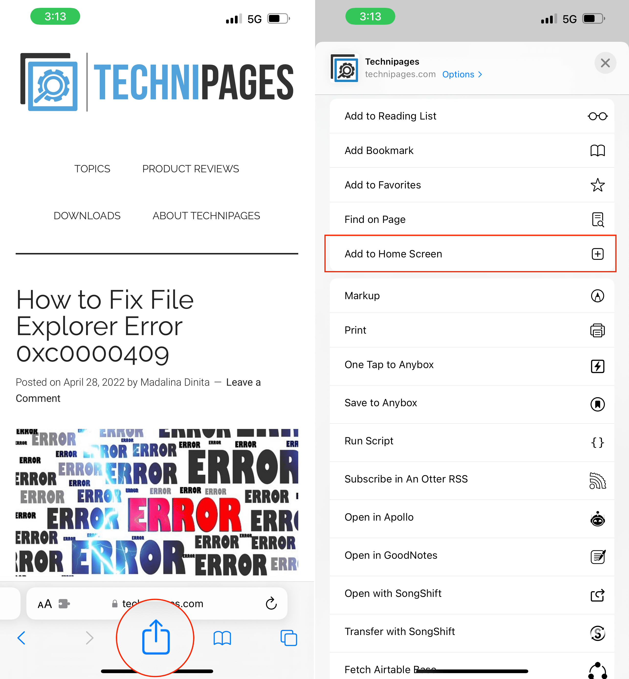 How to add a website to your home screen on iPhone Steps