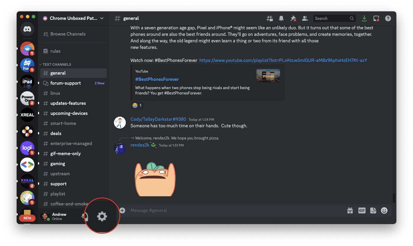 How to change your Discord Name from your computer - 1