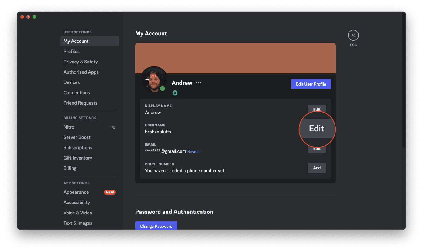 How to change your Discord Name from your computer - 2