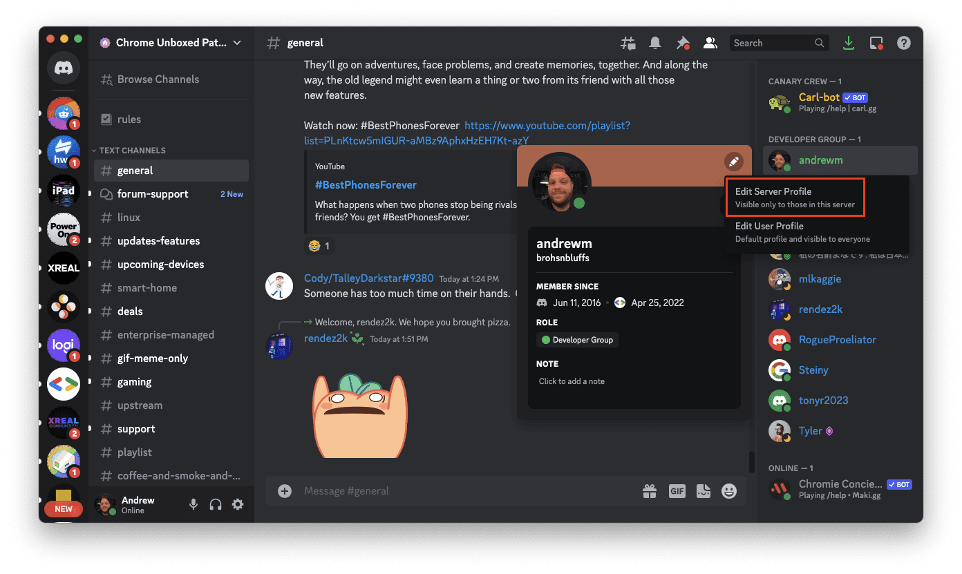 How to change your Discord server nickname - 4