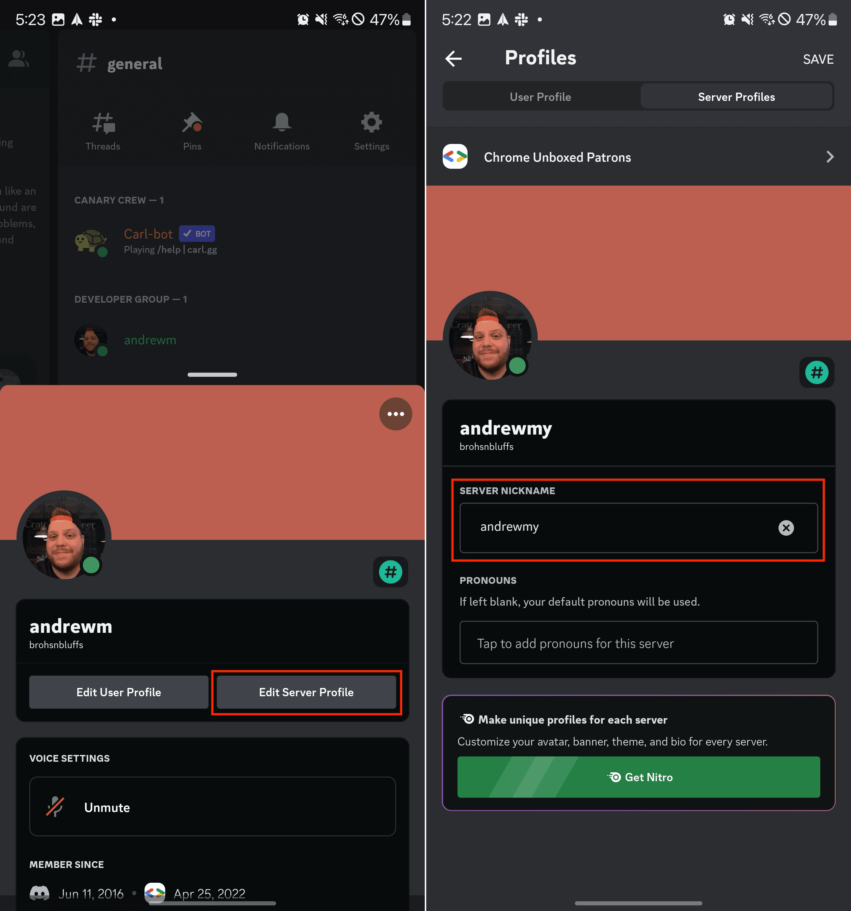 How to change your Discord server nickname - 7