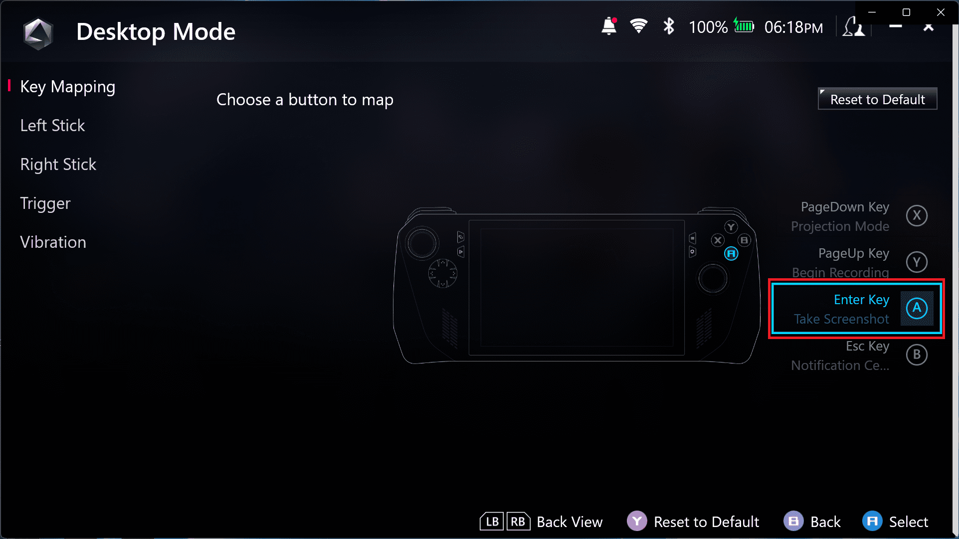 How to customize buttons on ASUS ROG Ally 181810