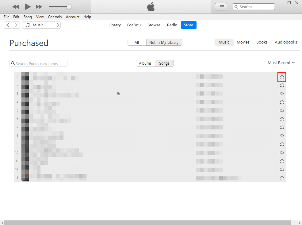 How to download previously purchased music from iTunes