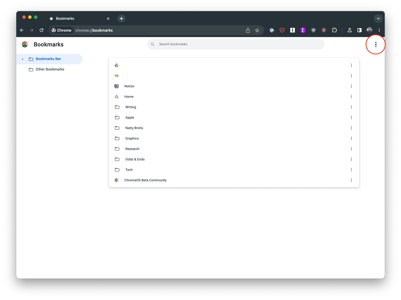 How to Export Chrome Bookmarks on Mac - 4