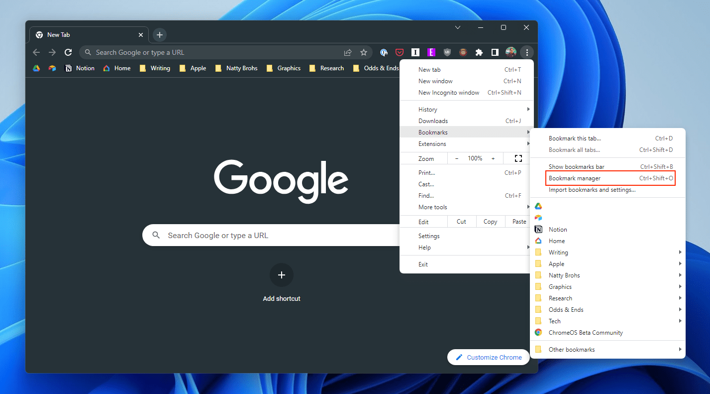 How to export Chrome bookmarks on Windows - 5