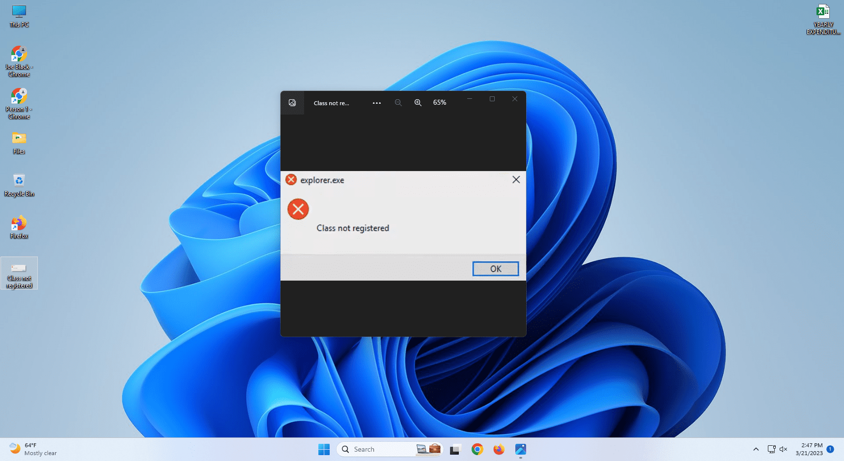 How to Fix Explorer.exe: Class Not Registered Error in Windows 11