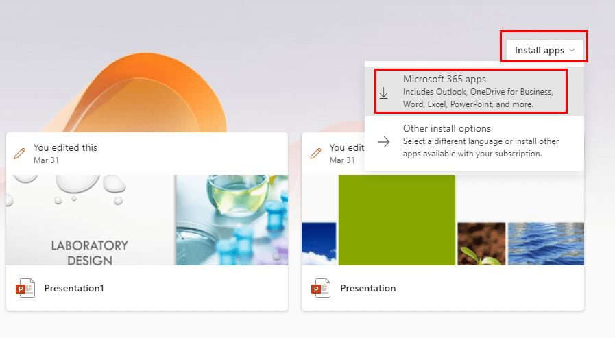 How to install Microsoft 365 desktop apps