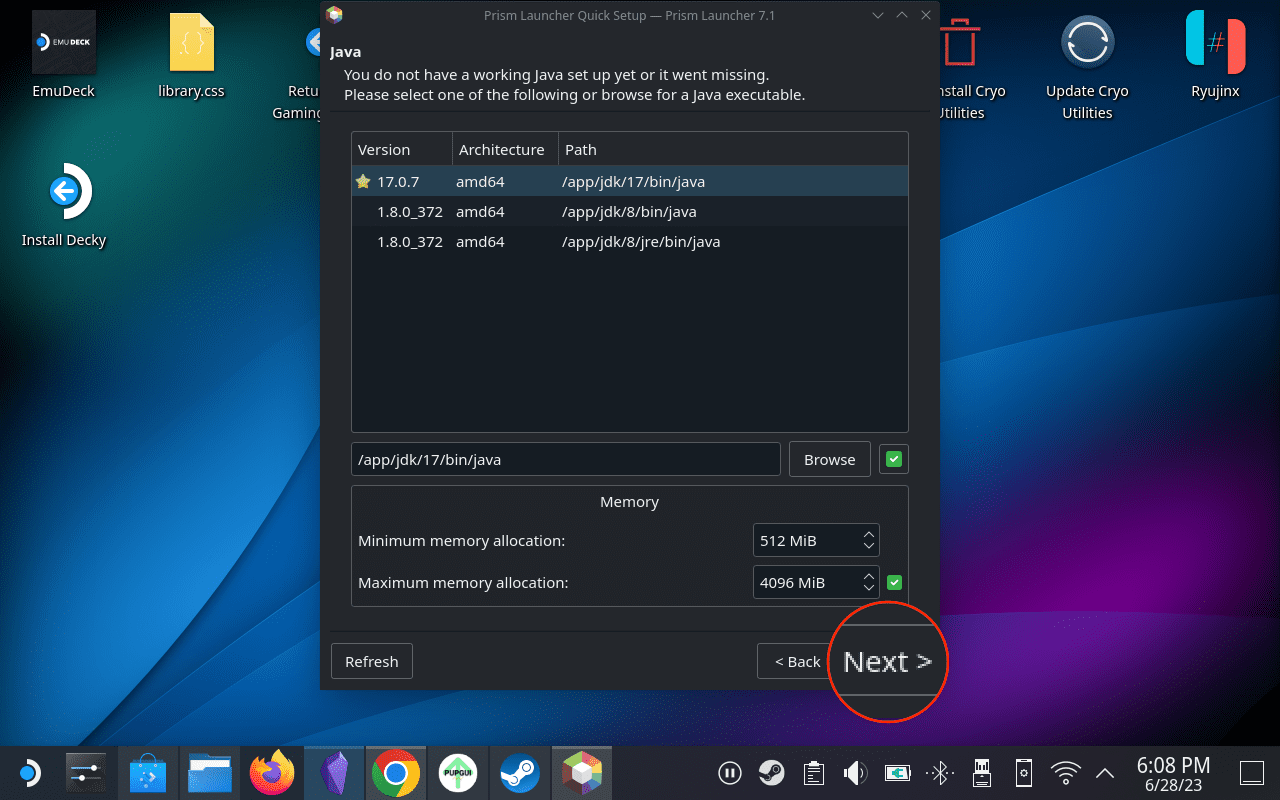 How to Play Minecraft on Steam Deck - 9