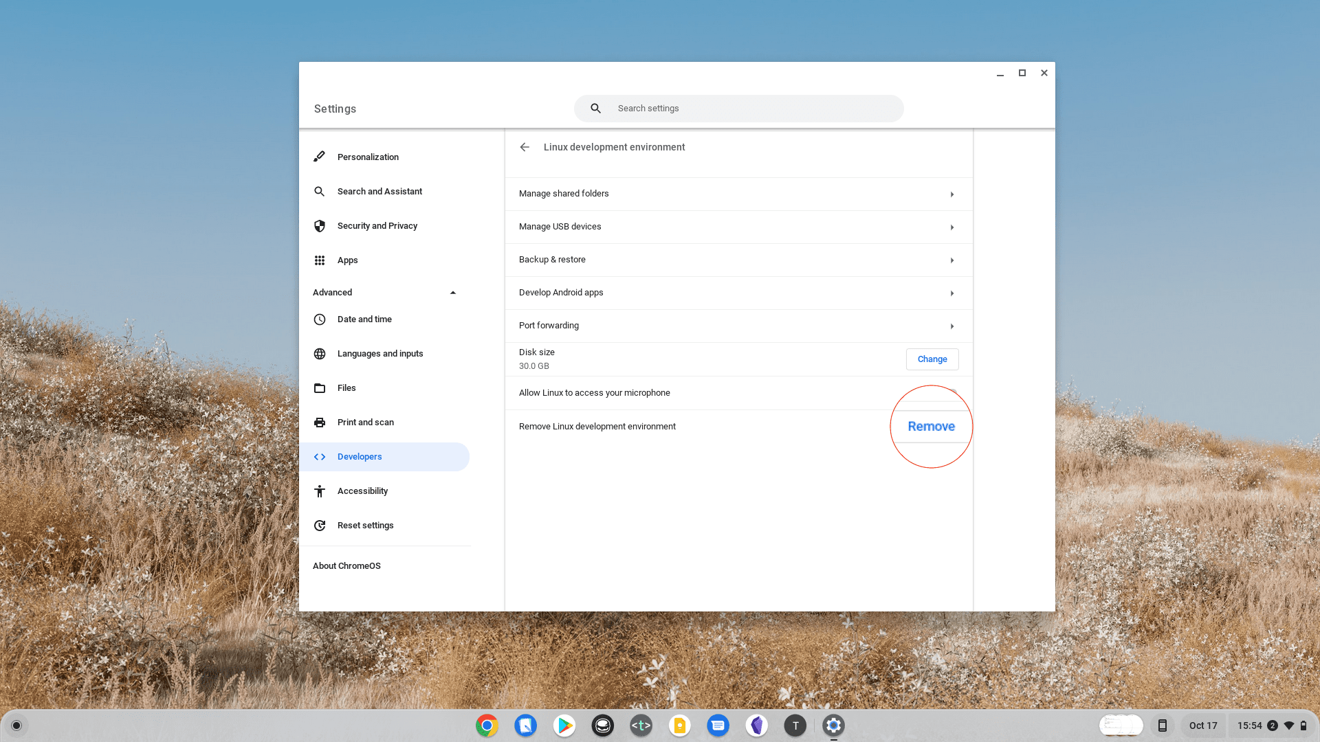 How to Remove Linux on Chromebook