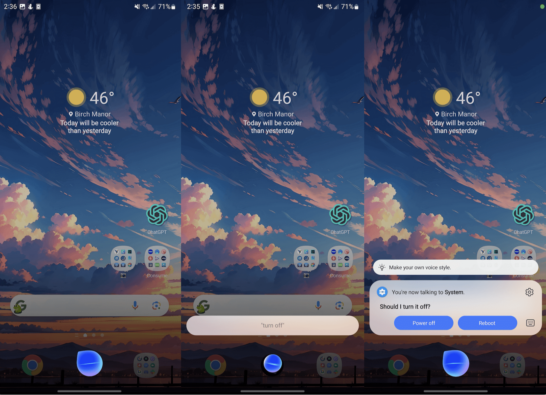 How to restart Galaxy S24 Using Bixby
