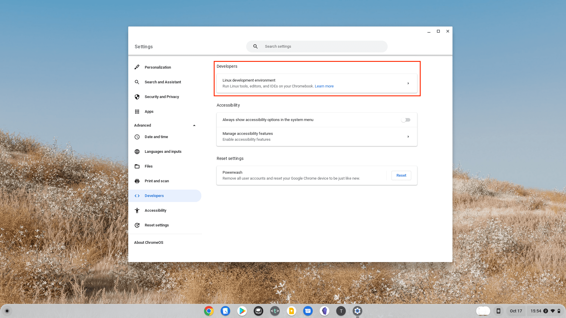 How to Set Up Linux on Chromebook - 3