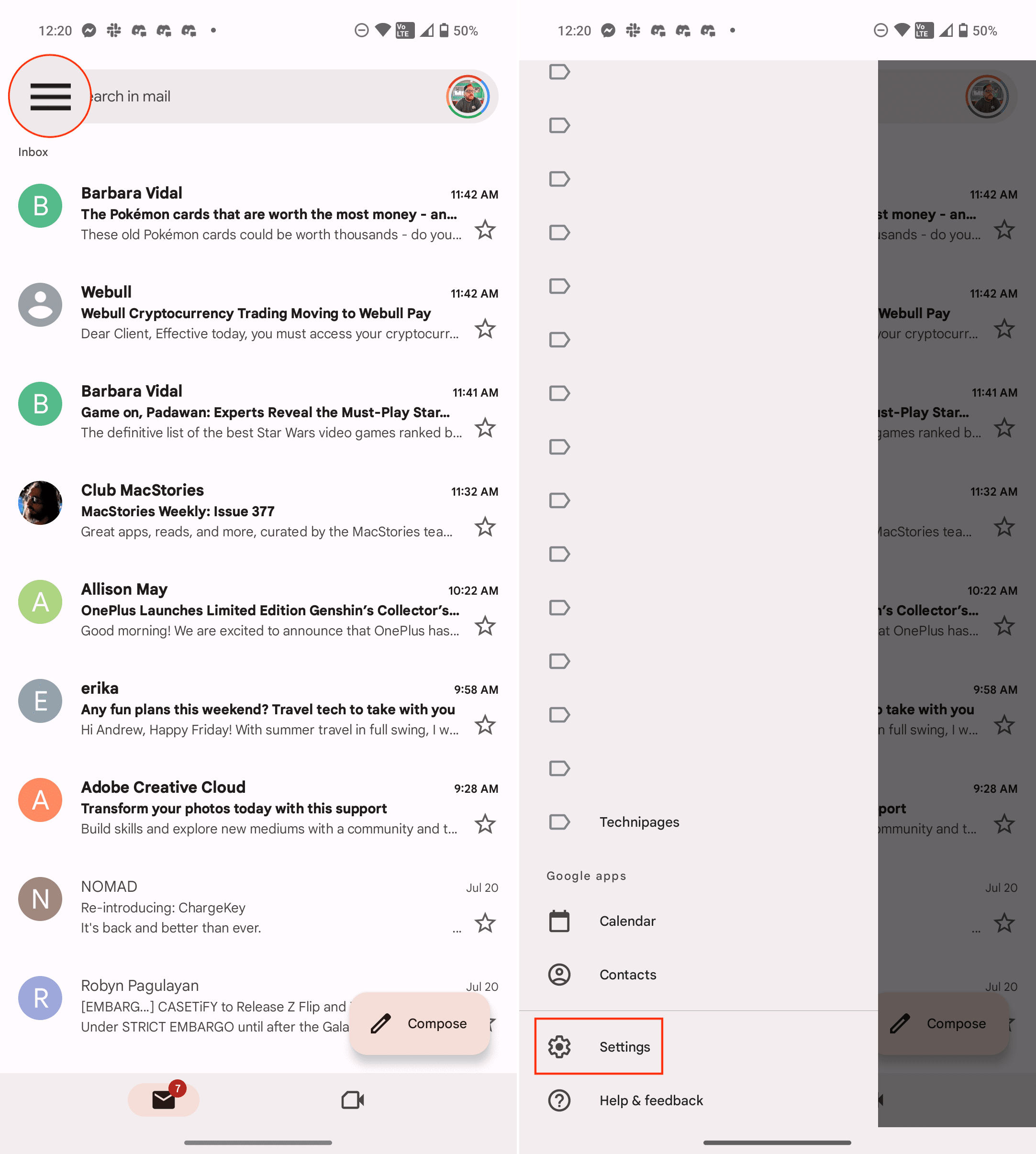 How to track deliveries in Gmail on Android - 1