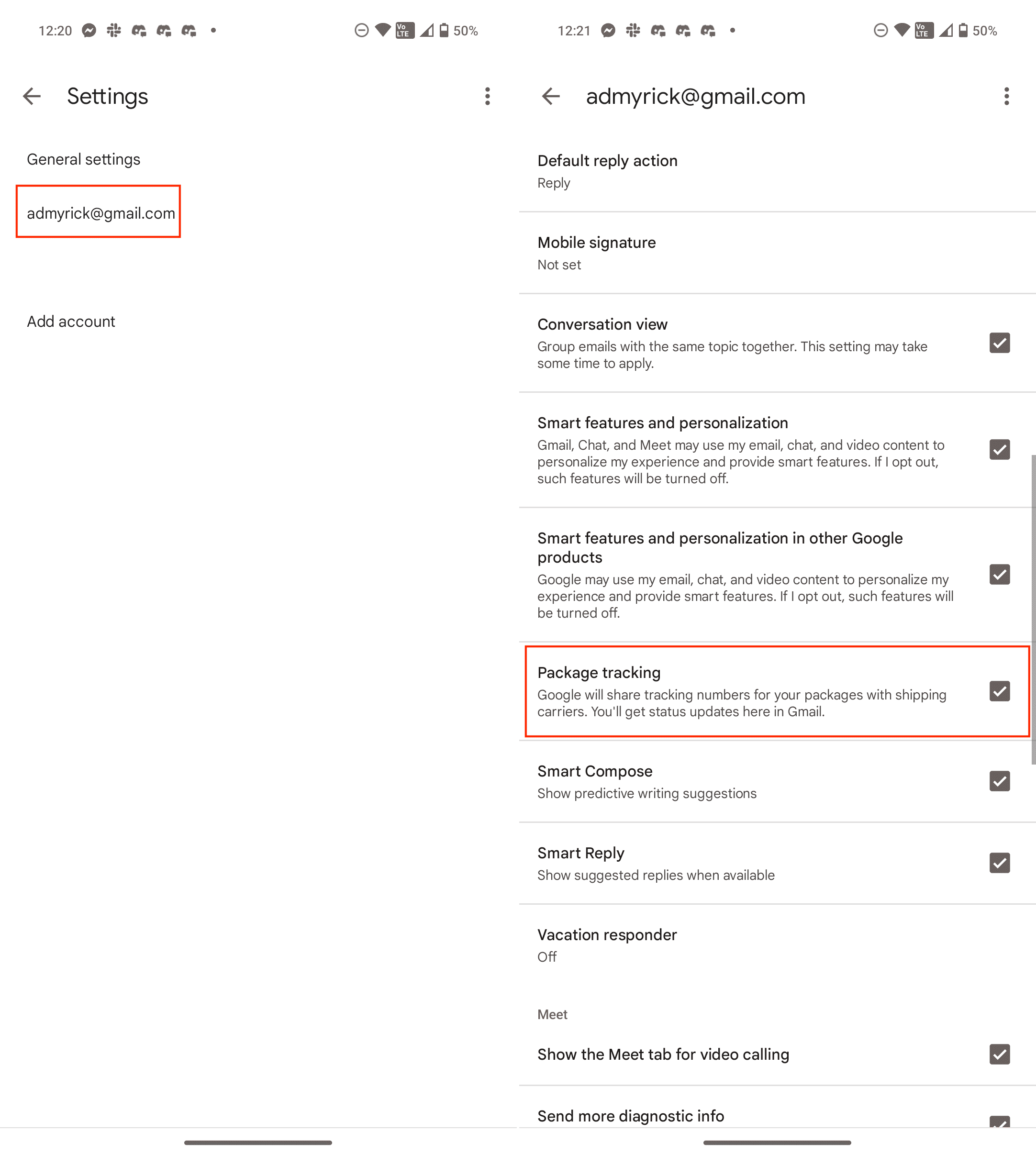 How to track deliveries in Gmail on Android - 2