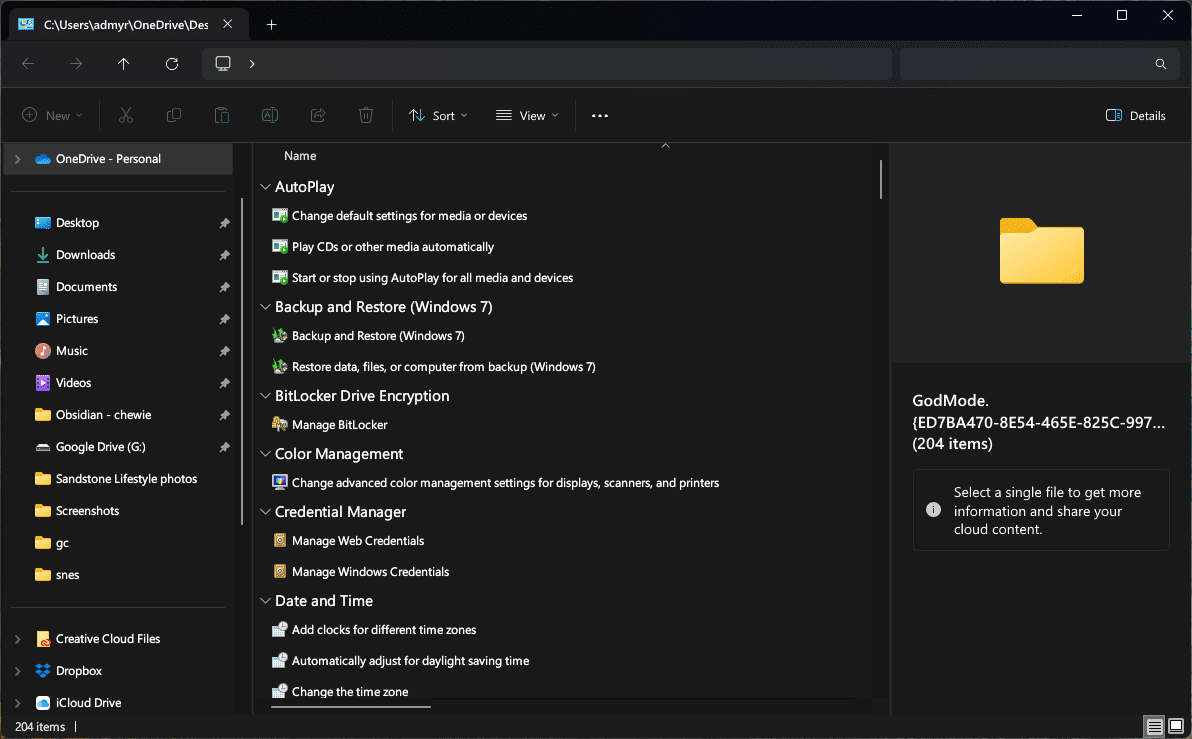 How to use God Mode in Windows 11 - 3