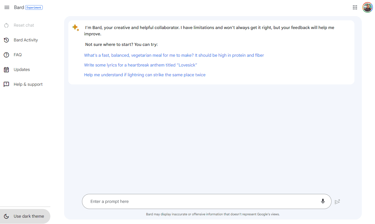 How to Use Google Bard AI - Website - 2