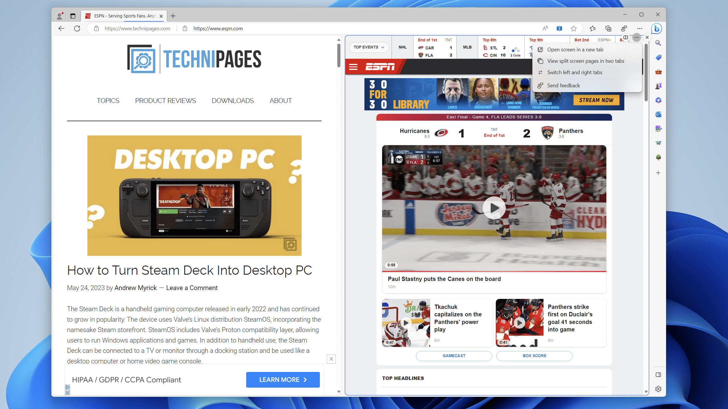 How to Use Split Screen in Microsoft Edge on Windows - 8