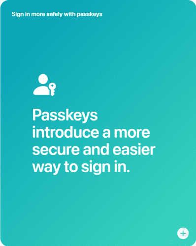 Safari passkeys