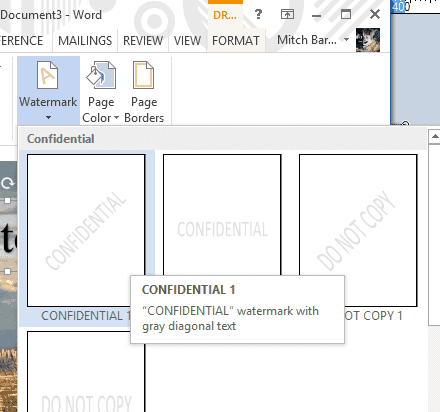 Select Watermark