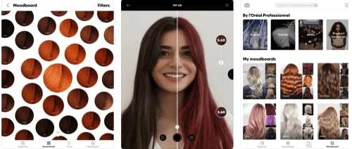 Style My Hair Pro change your hair color app