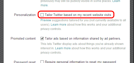 Twitter Setting Causes Missing Tweets